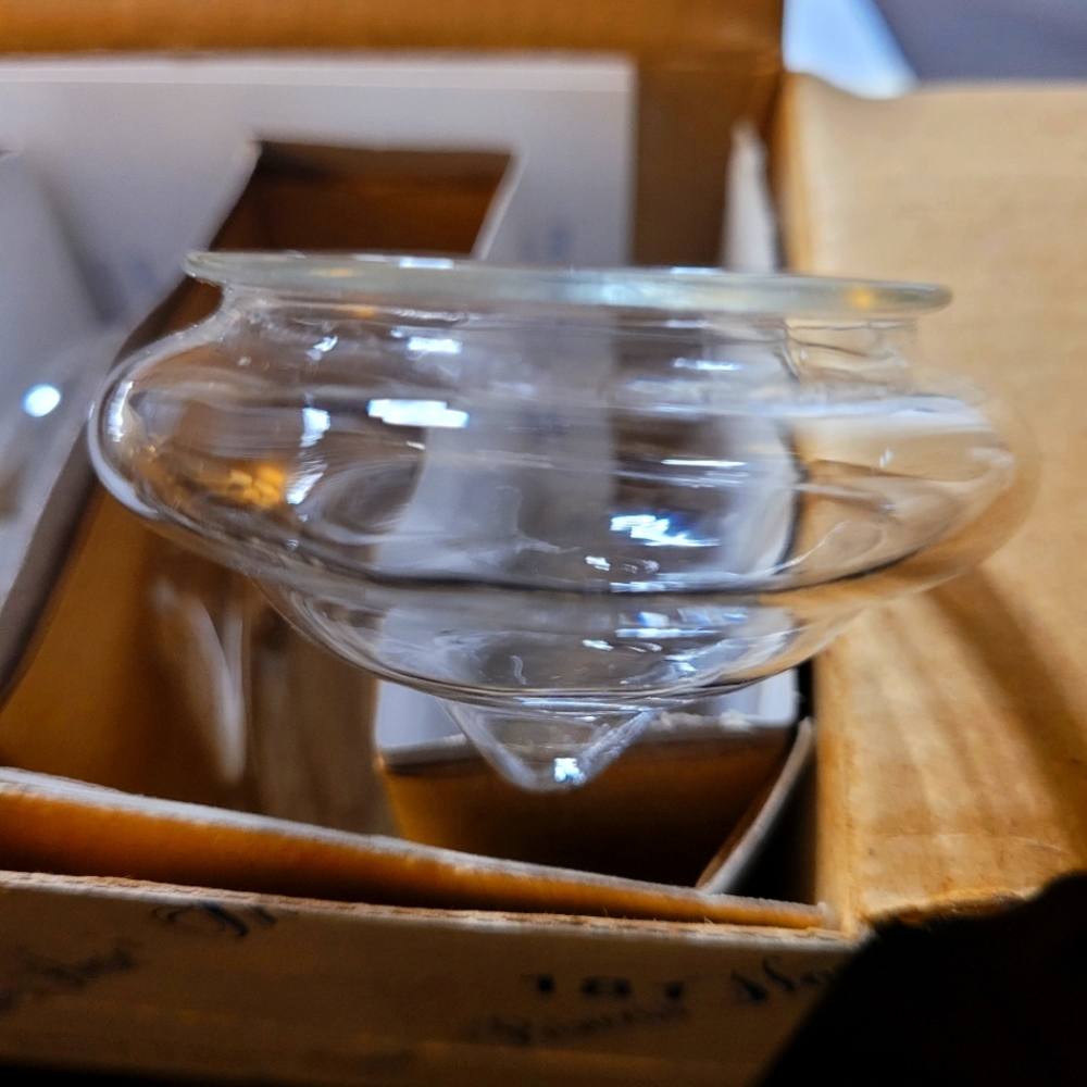 Princess House 4 Crystal Floating Tealight Holders